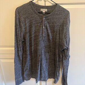JCREW Henley - Heather Grey